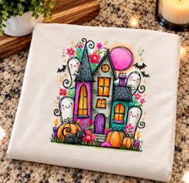 Halloween Haunted House T-Shirt