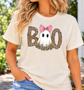 Halloween Leopard BOO Ghost