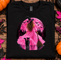 Pink Witch & Black Cat